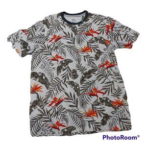 Free Planet Hawaiian T-Shirt  99%‎ Organic Cotton Mens Small